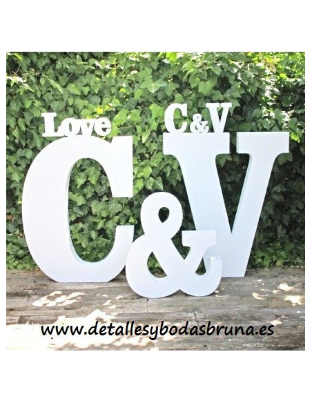Letras gigantes para bodas LOVE con iluminación, Letras en